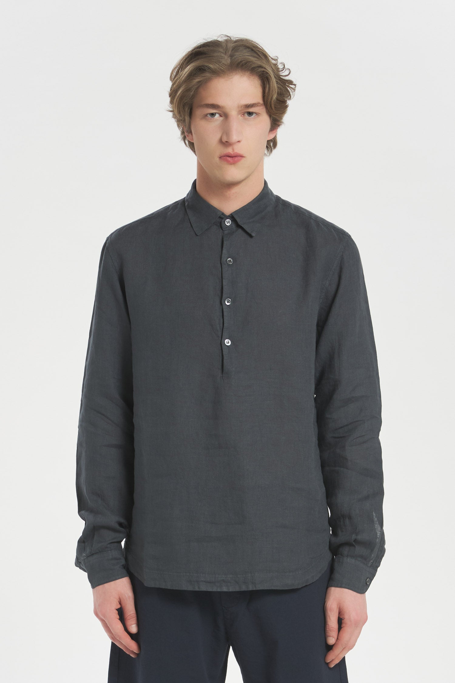 Shirt Pavan S Telino Piombo