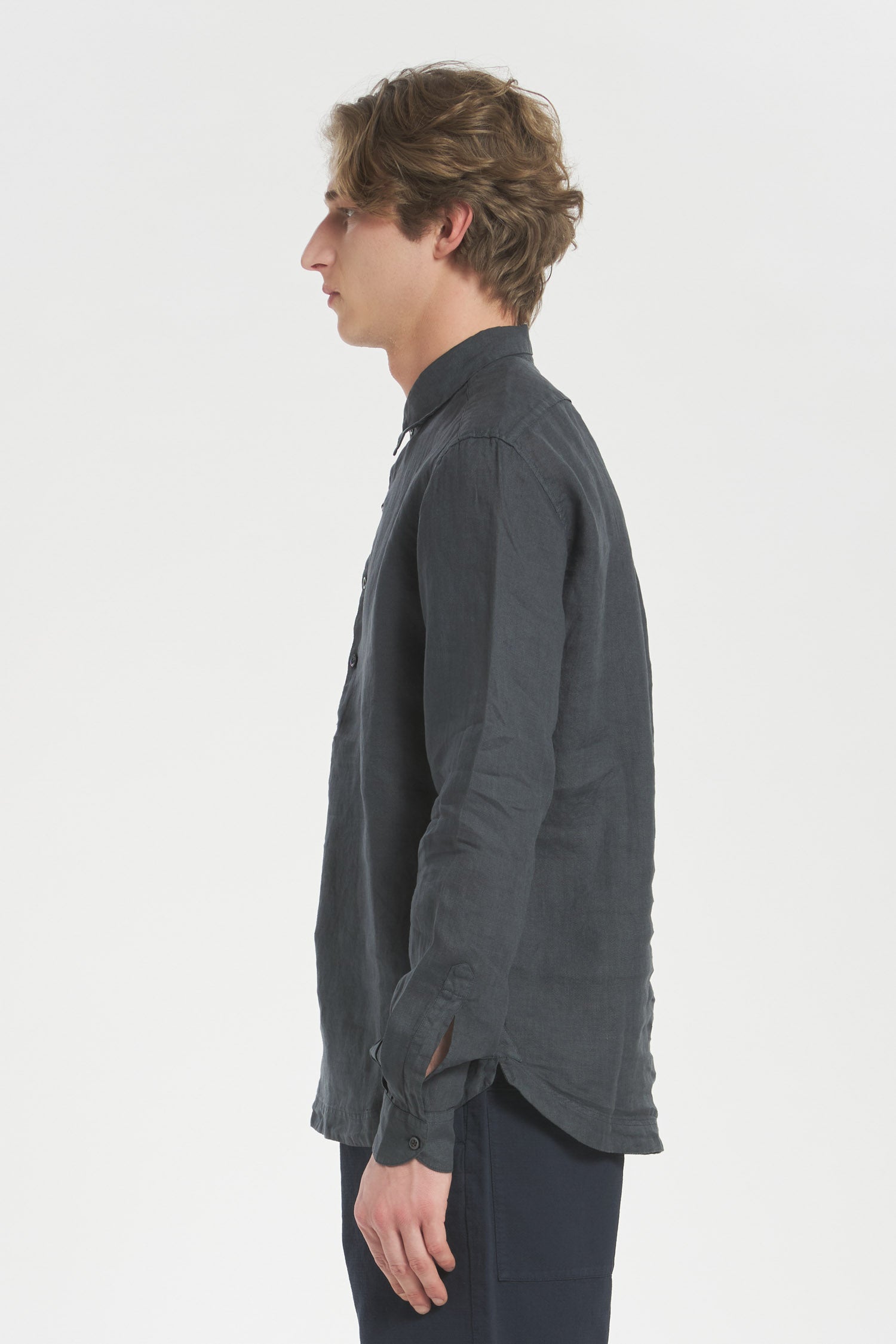 Shirt Pavan S Telino Piombo