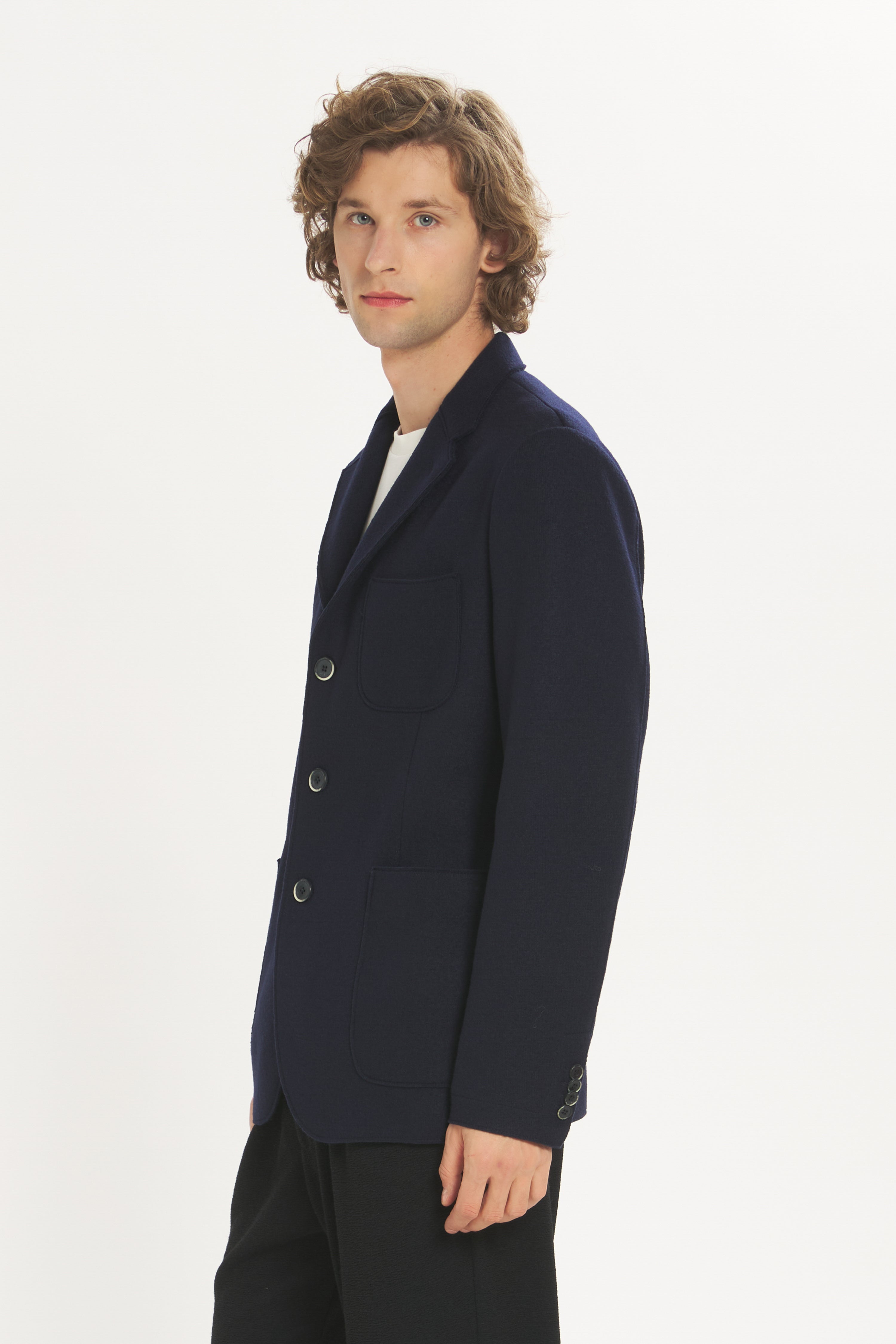 Jacket Slanegà Lanoso Navy