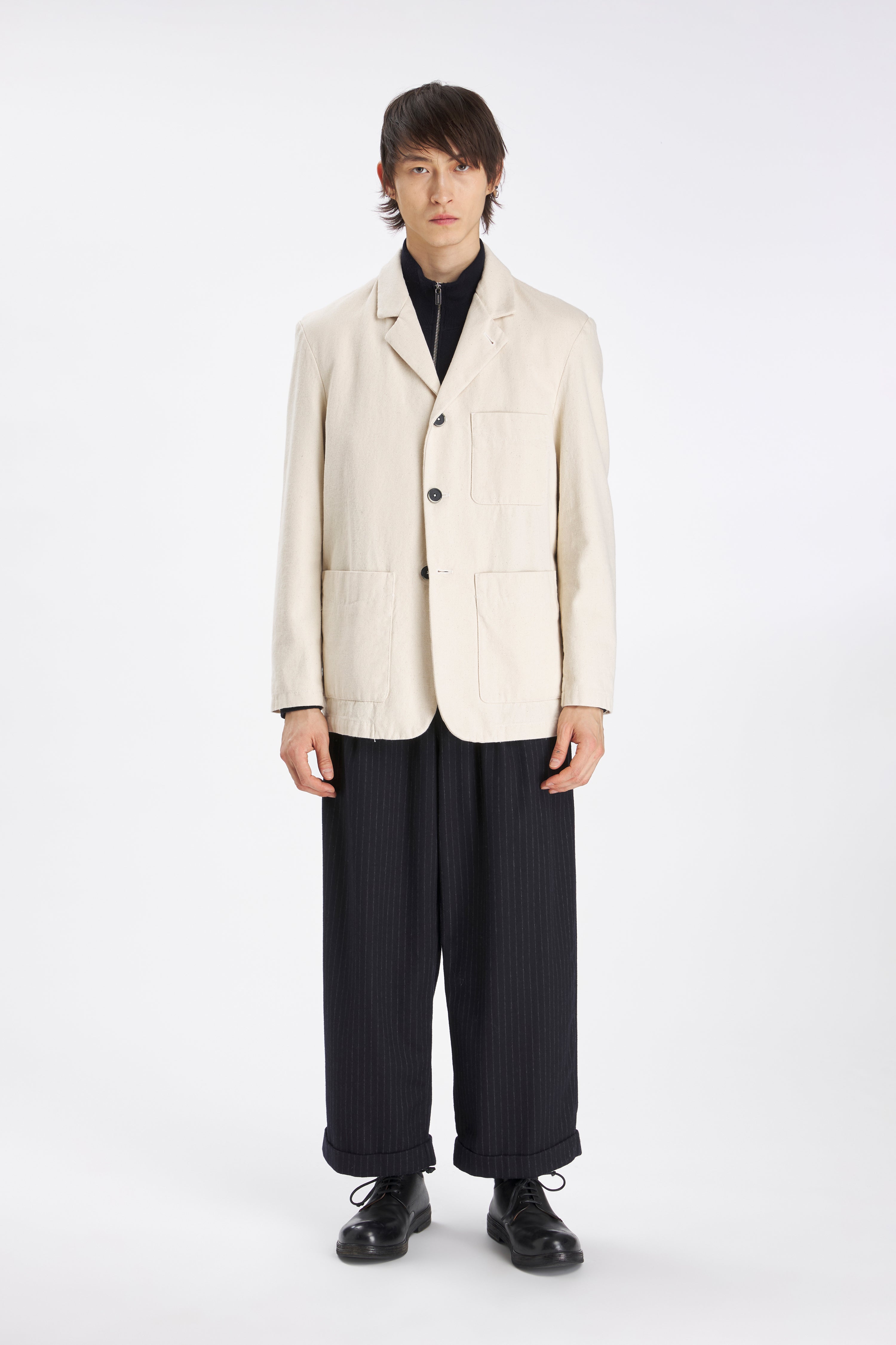 イタリアブランド BARENA セットアップ ジャケット パンツ 46 Jacket Velona Maretta Ecrù