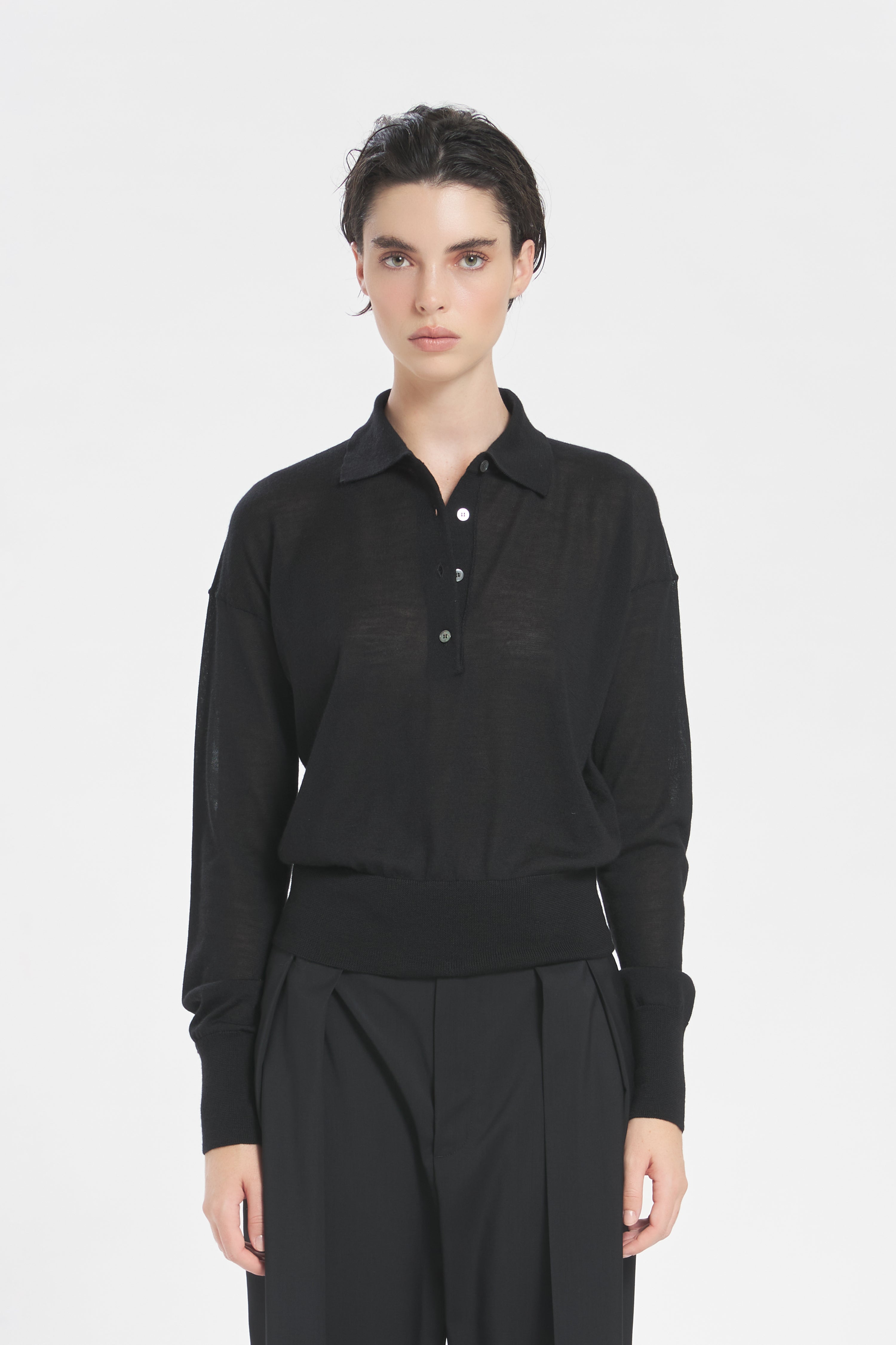 Knitwear Perla Gemma Nero