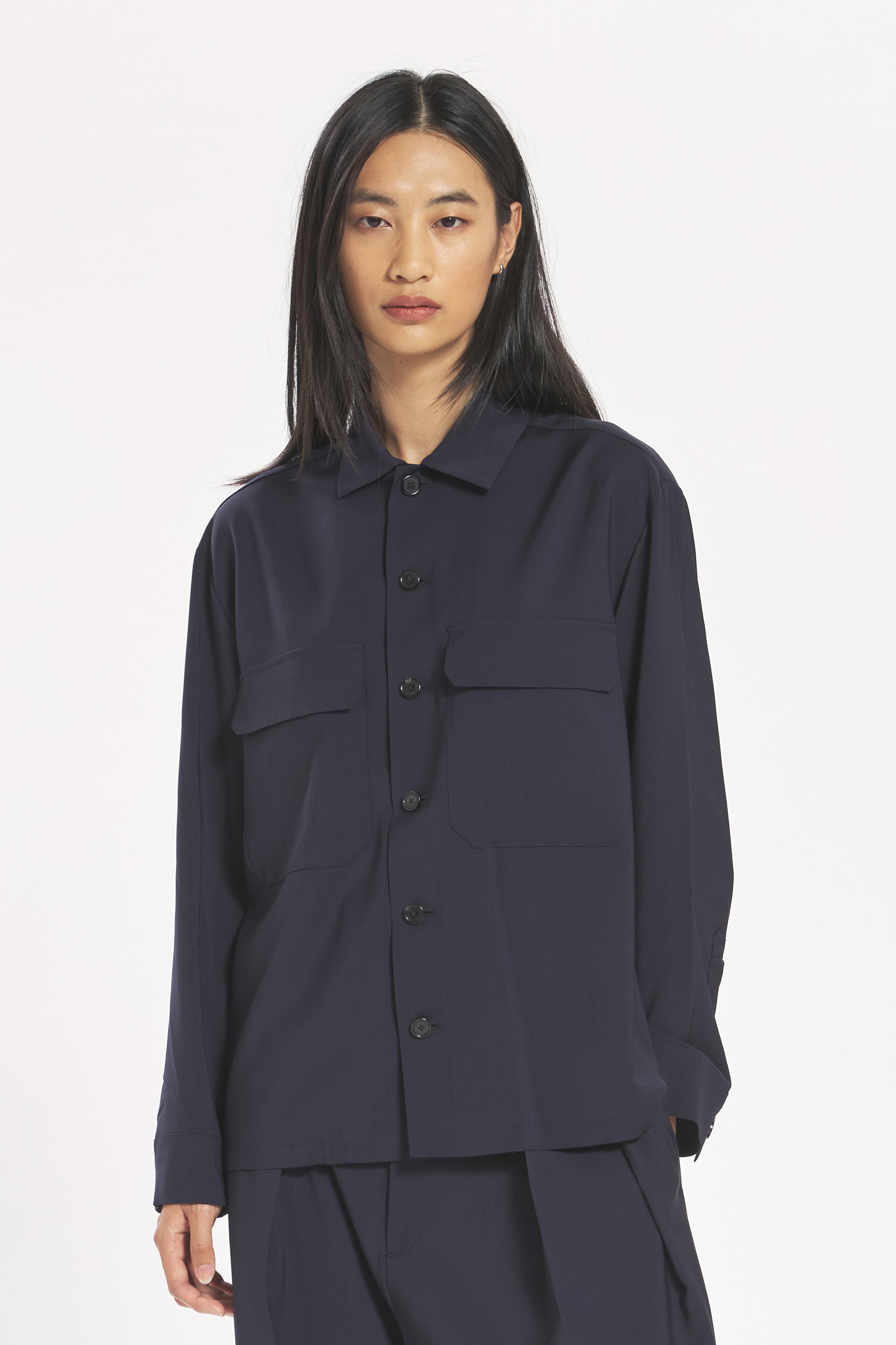 Overshirt Marinelli Tropical Navy