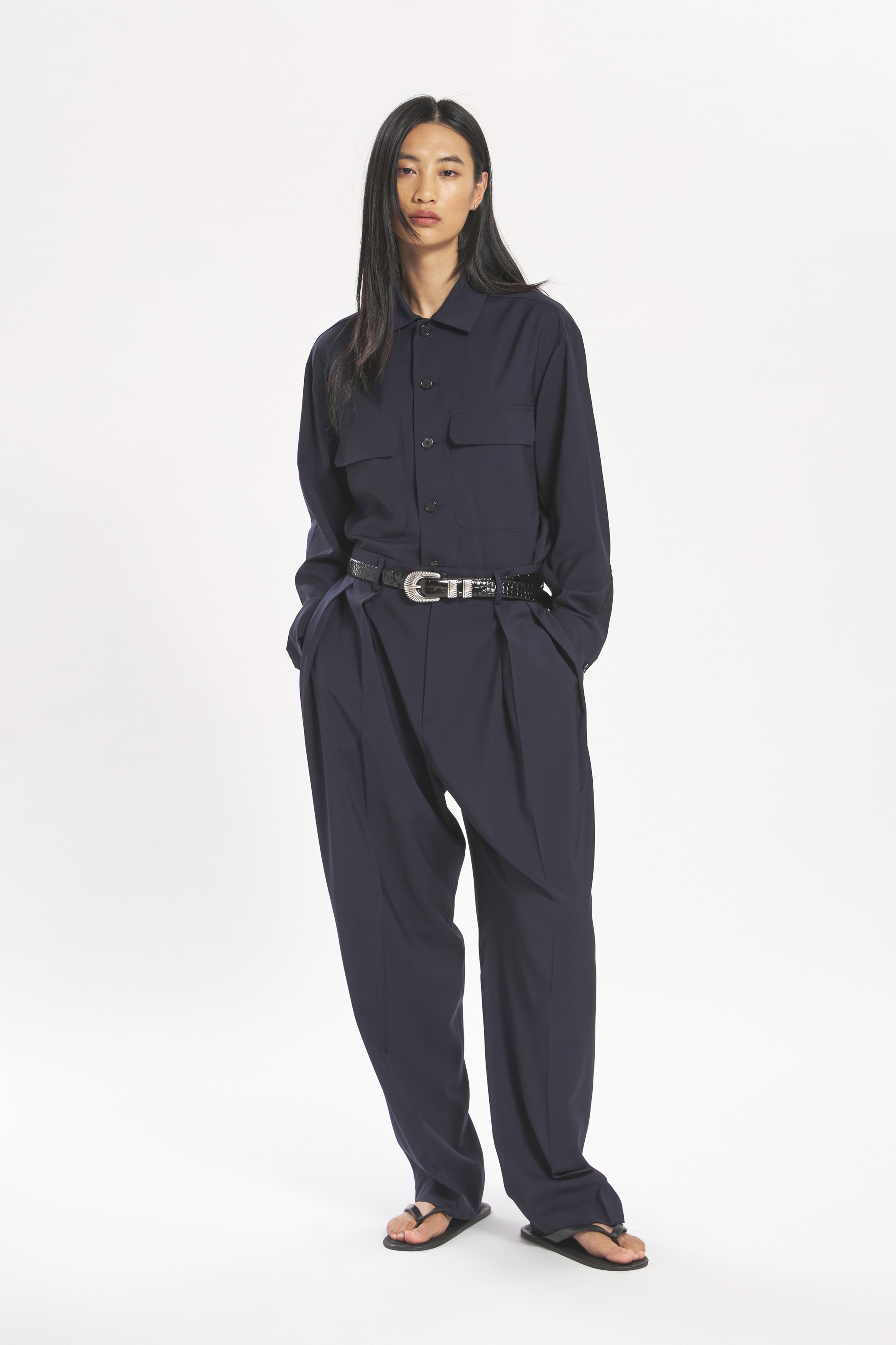 Overshirt Marinelli Tropical Navy