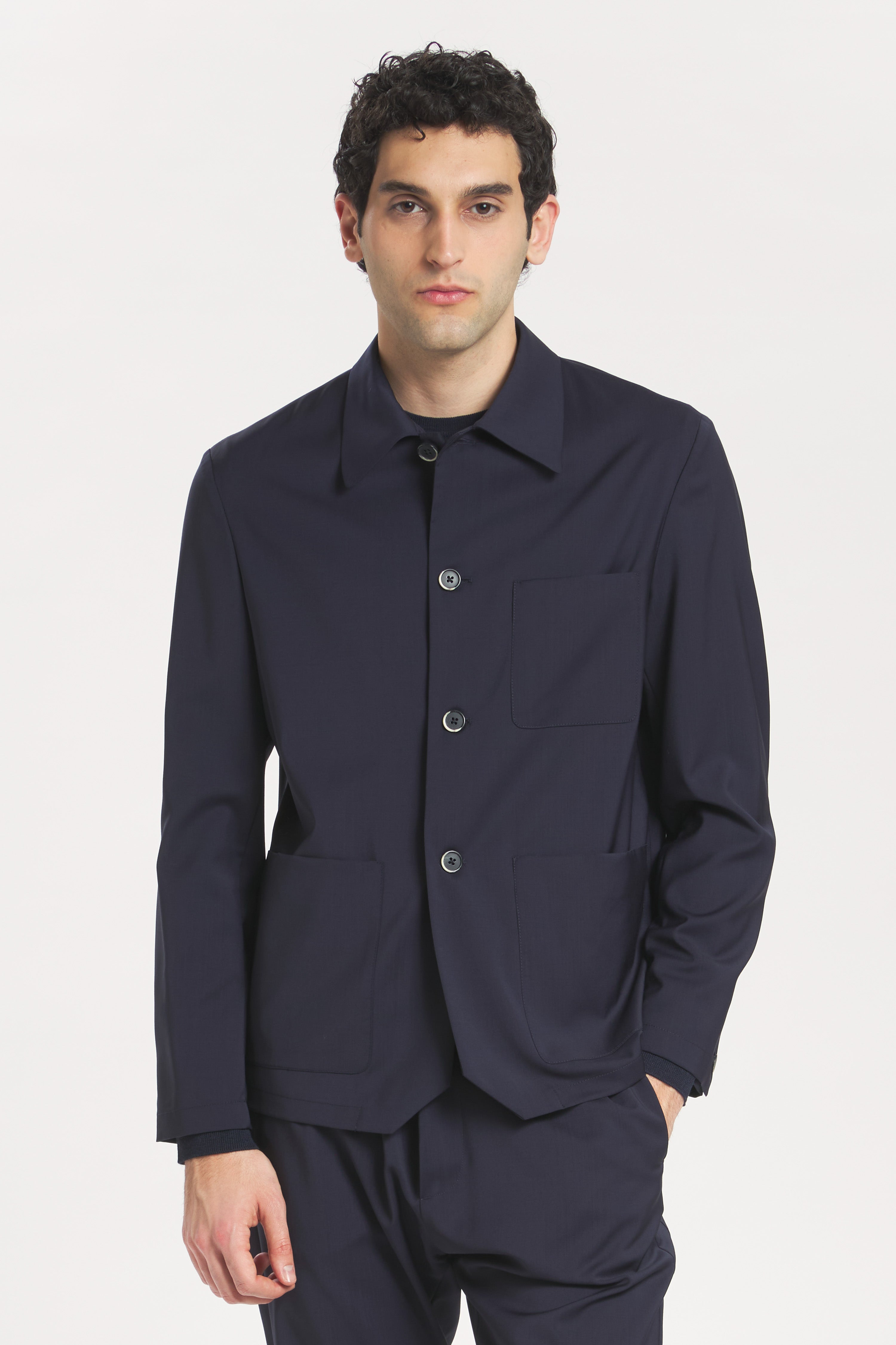 Overshirt Visal Tropical Navy