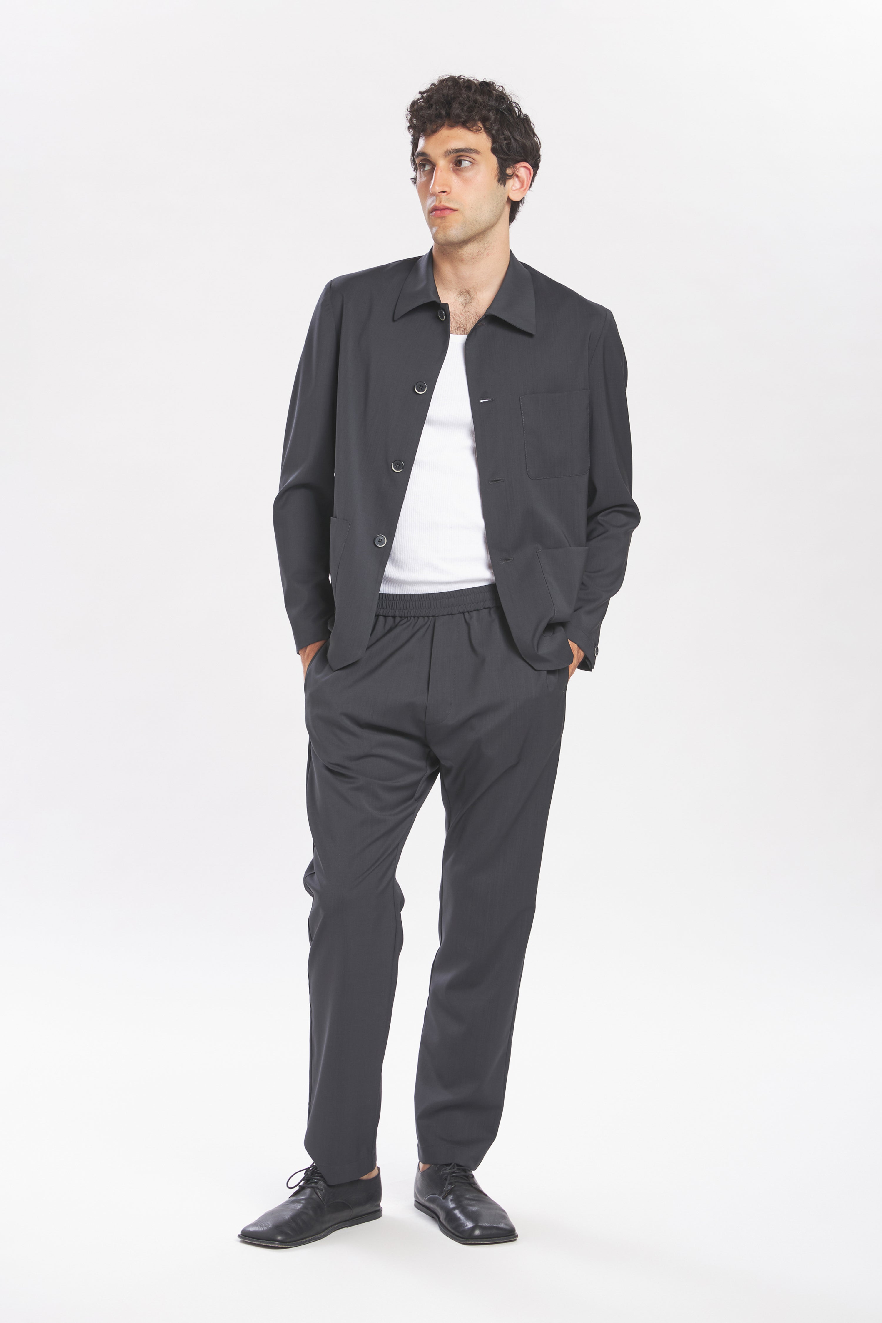 Overshirt Visal Tropical Piombo