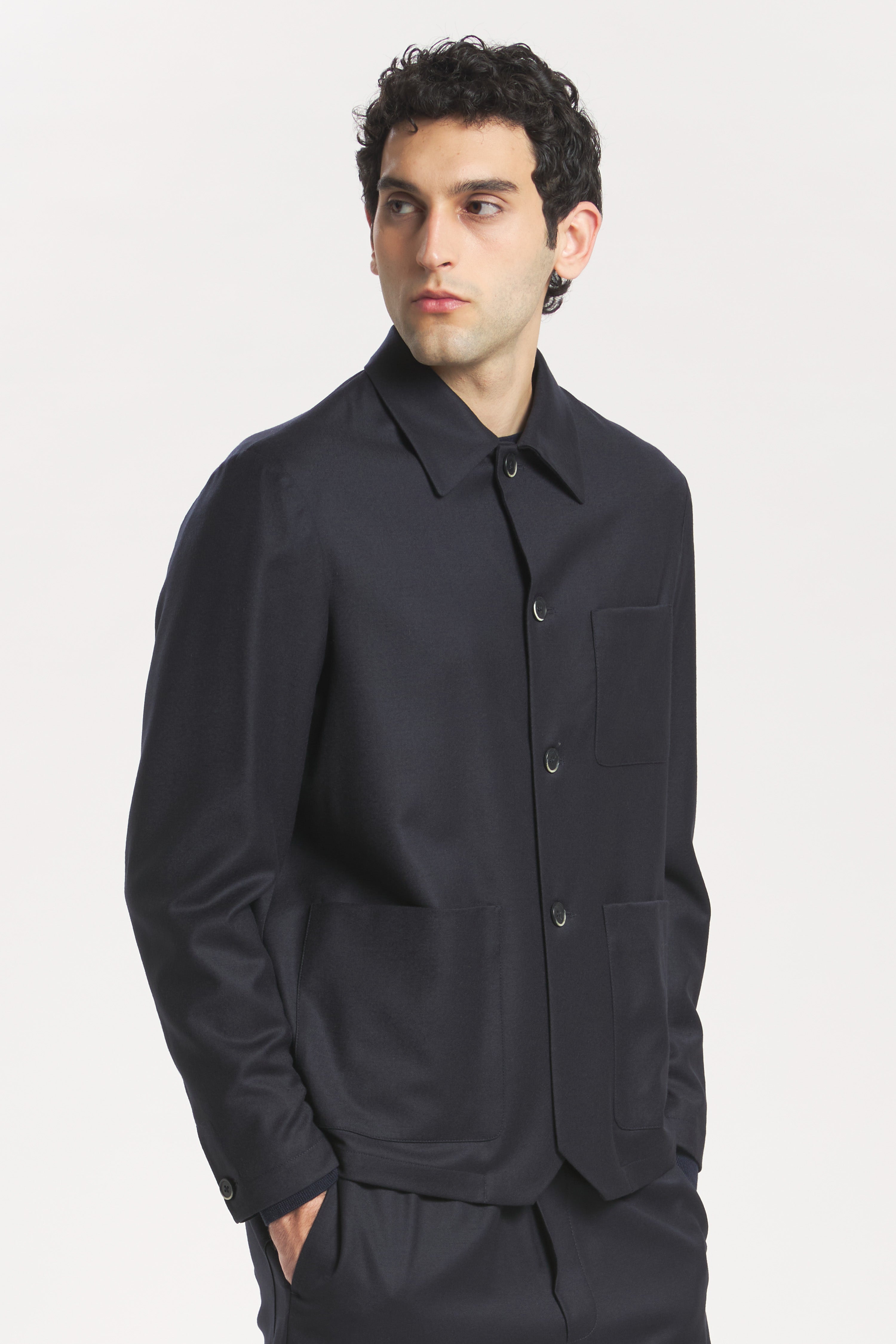 Overshirt Visal Flan Navy