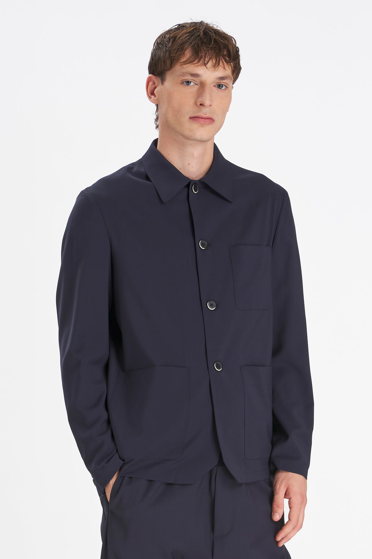Overshirt Visal Tropical Navy