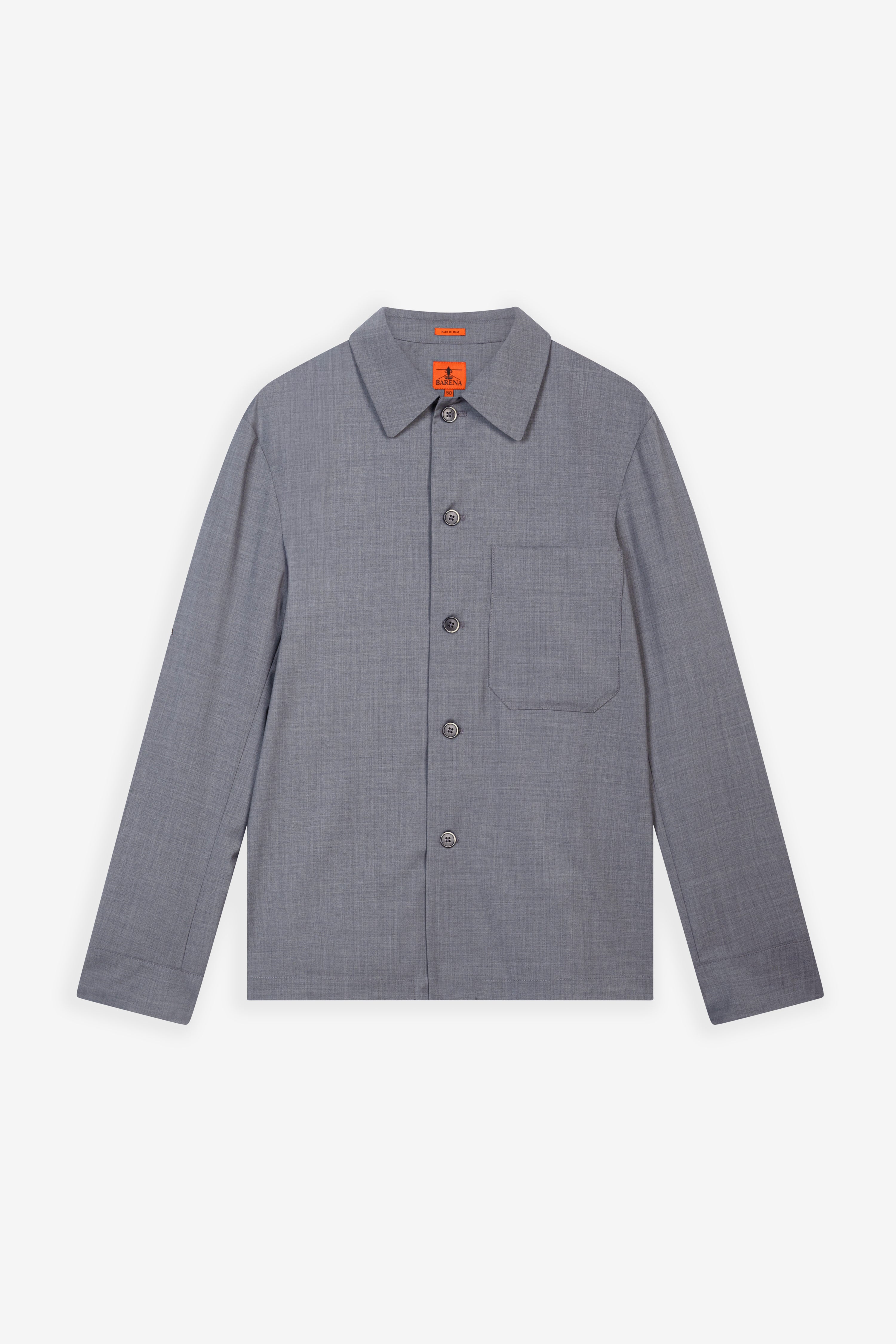 Overshirt Cedrone Tropical Grigio