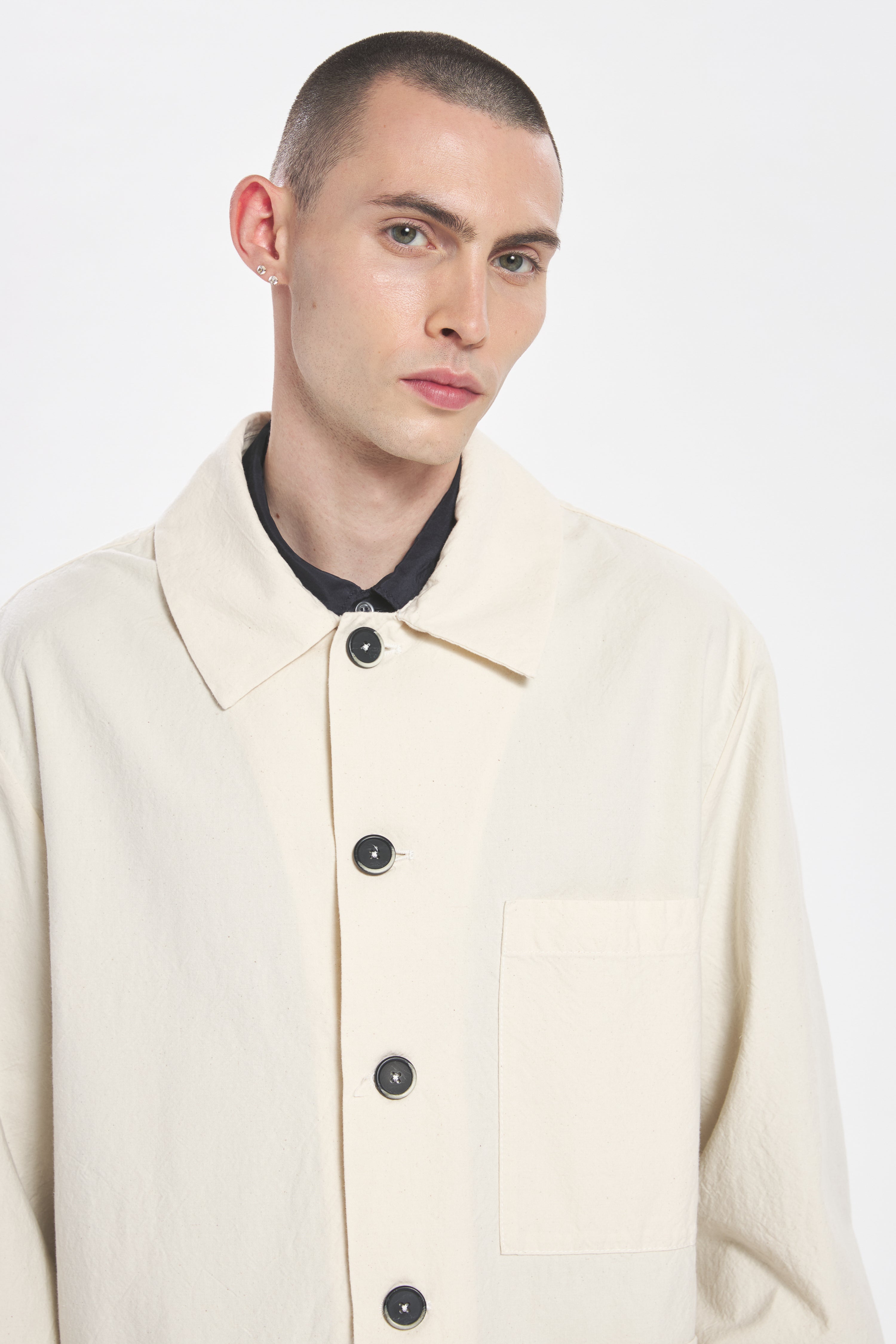 Overshirt Stae Garzoto Ecrù