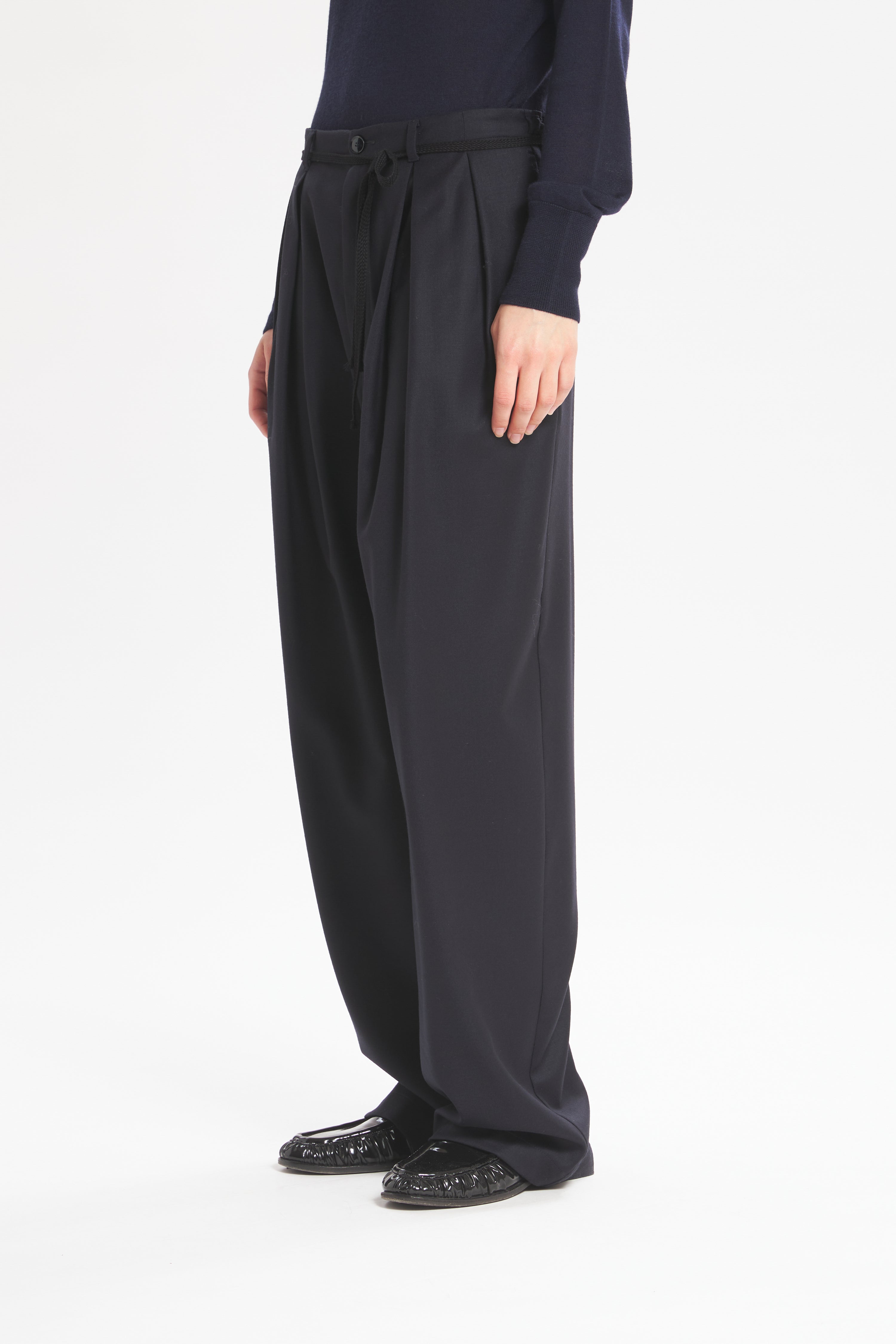 Trousers Pestrin Flan Navy
