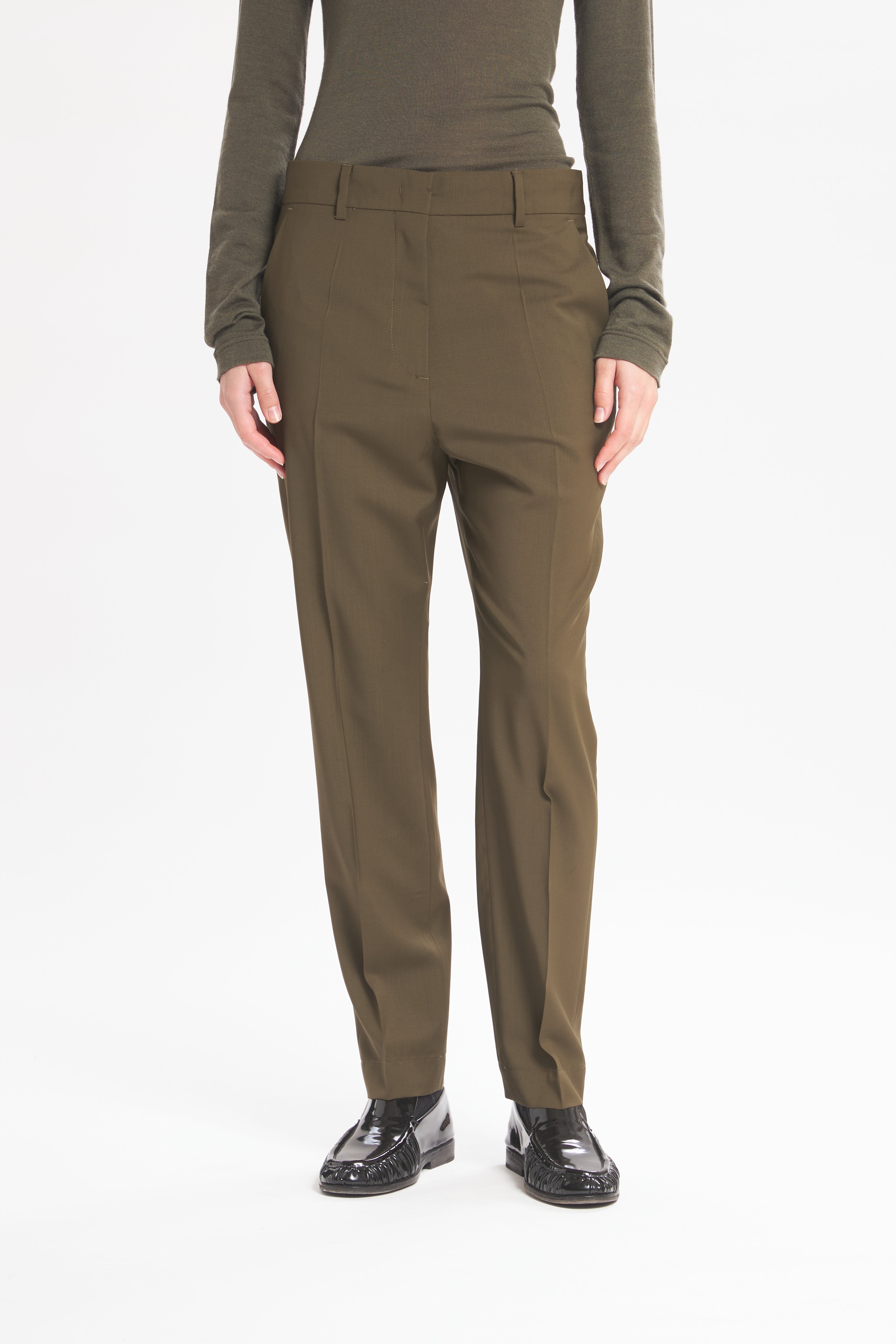 Trousers Gerardina Tropical Oliva