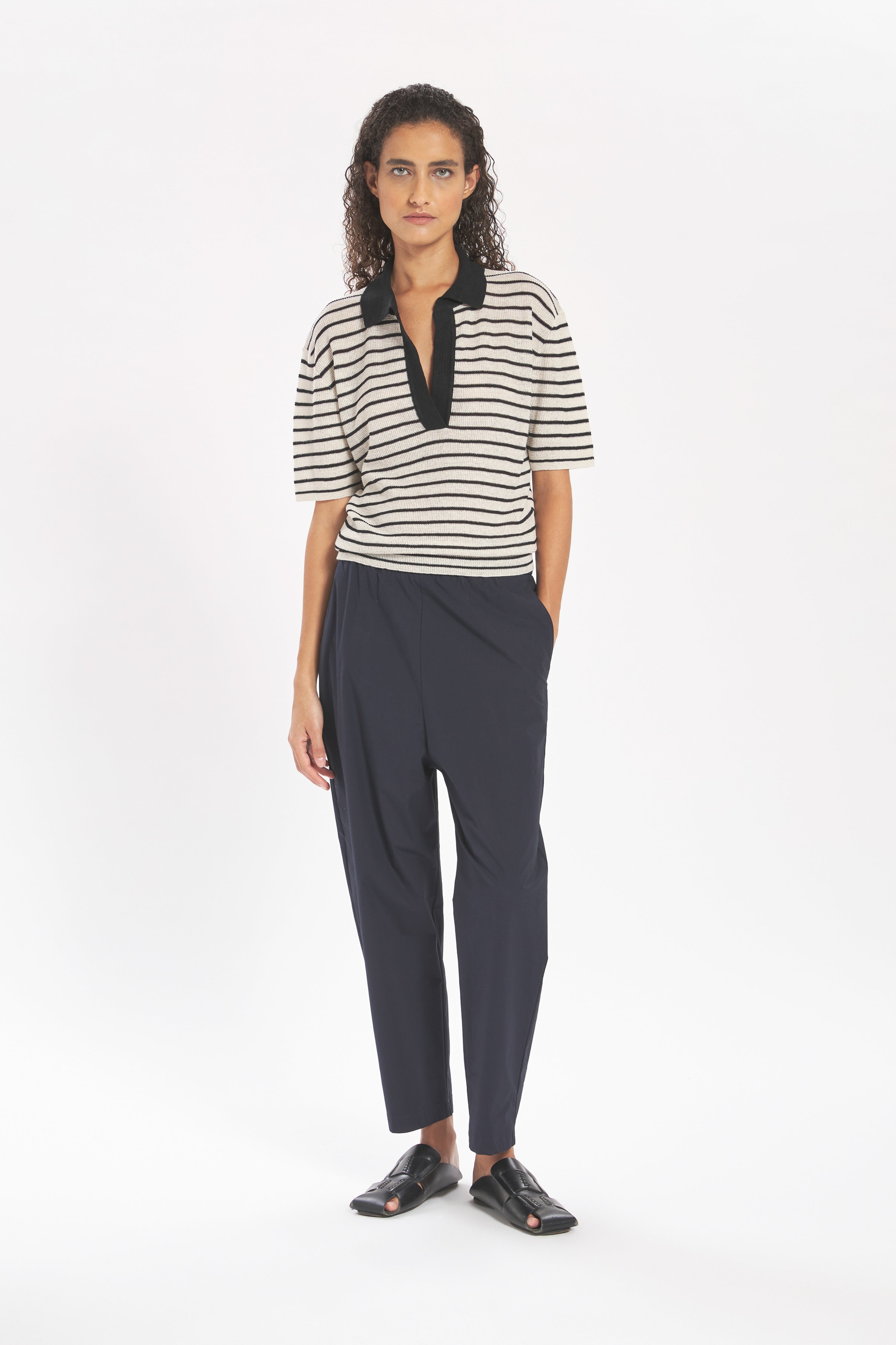 Trousers Joie25 Vion Navy