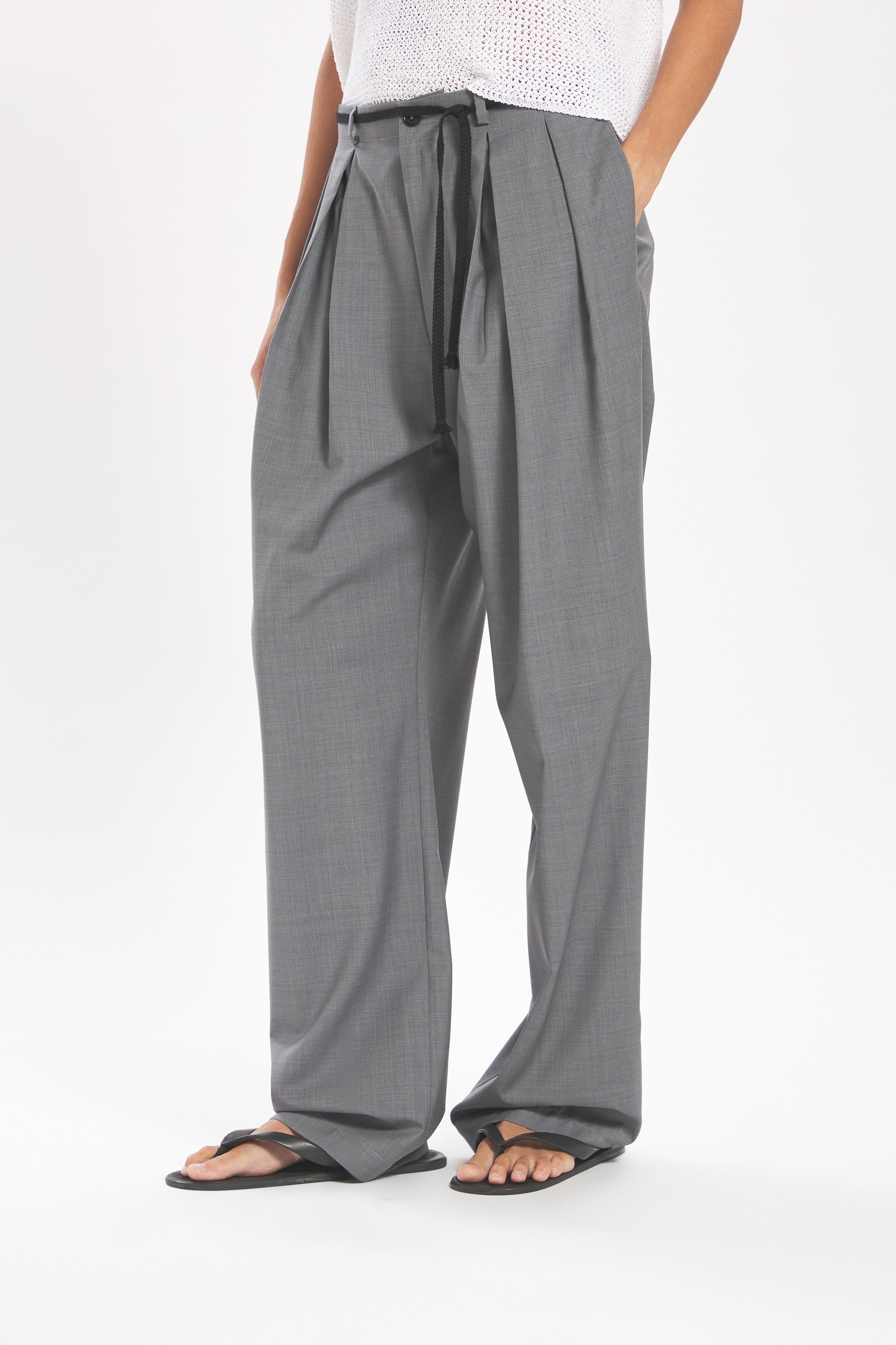 Trousers Pestrin Tropical Grigio