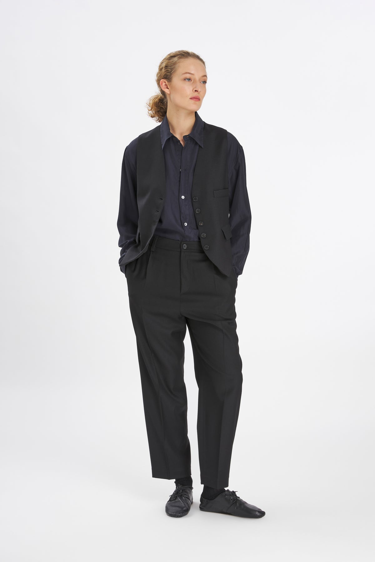 Trousers Roxanne Flan Nero