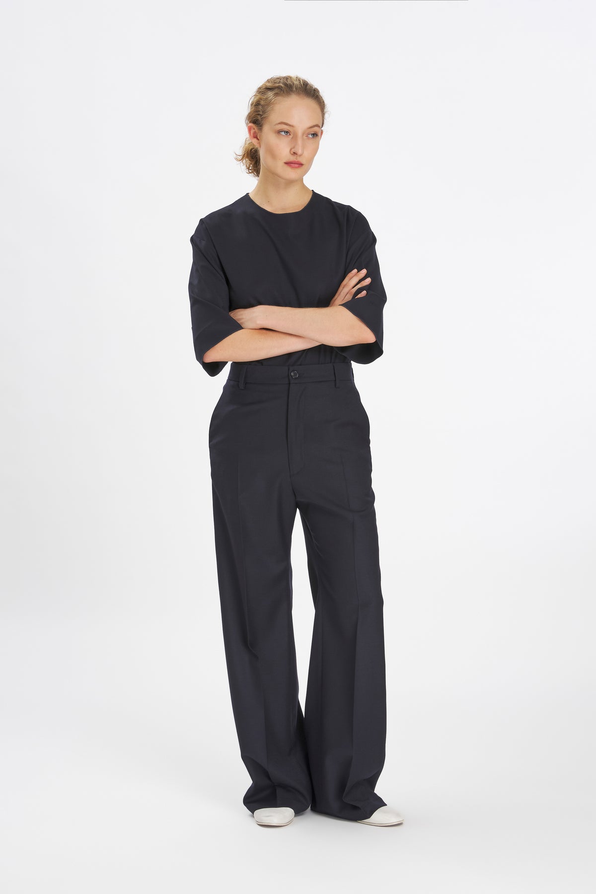Trousers Nini Flan Navy