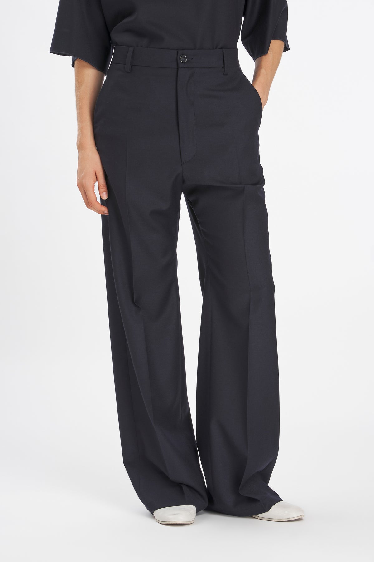Trousers Nini Flan Navy