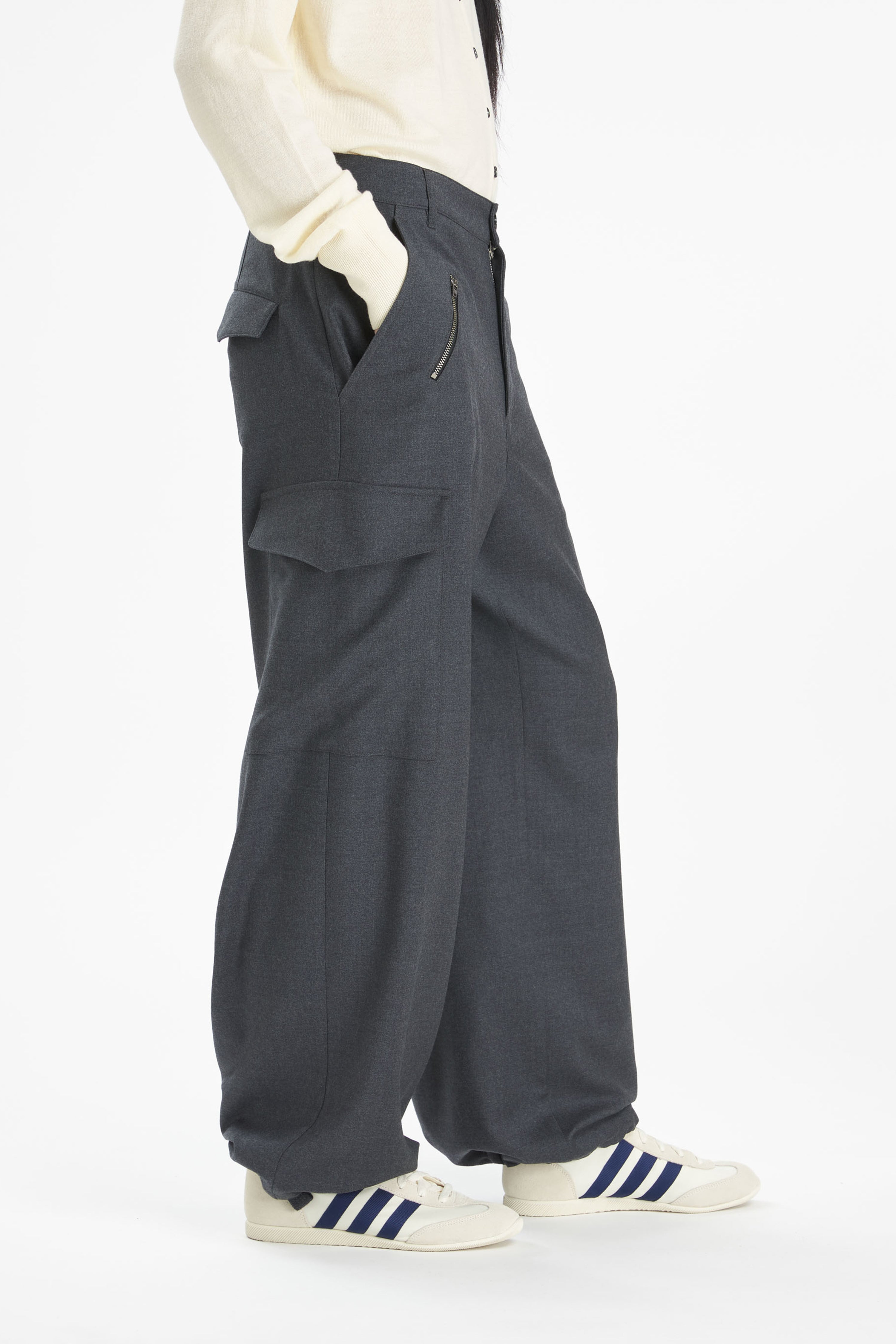 Trousers Nauta Flan Grigio