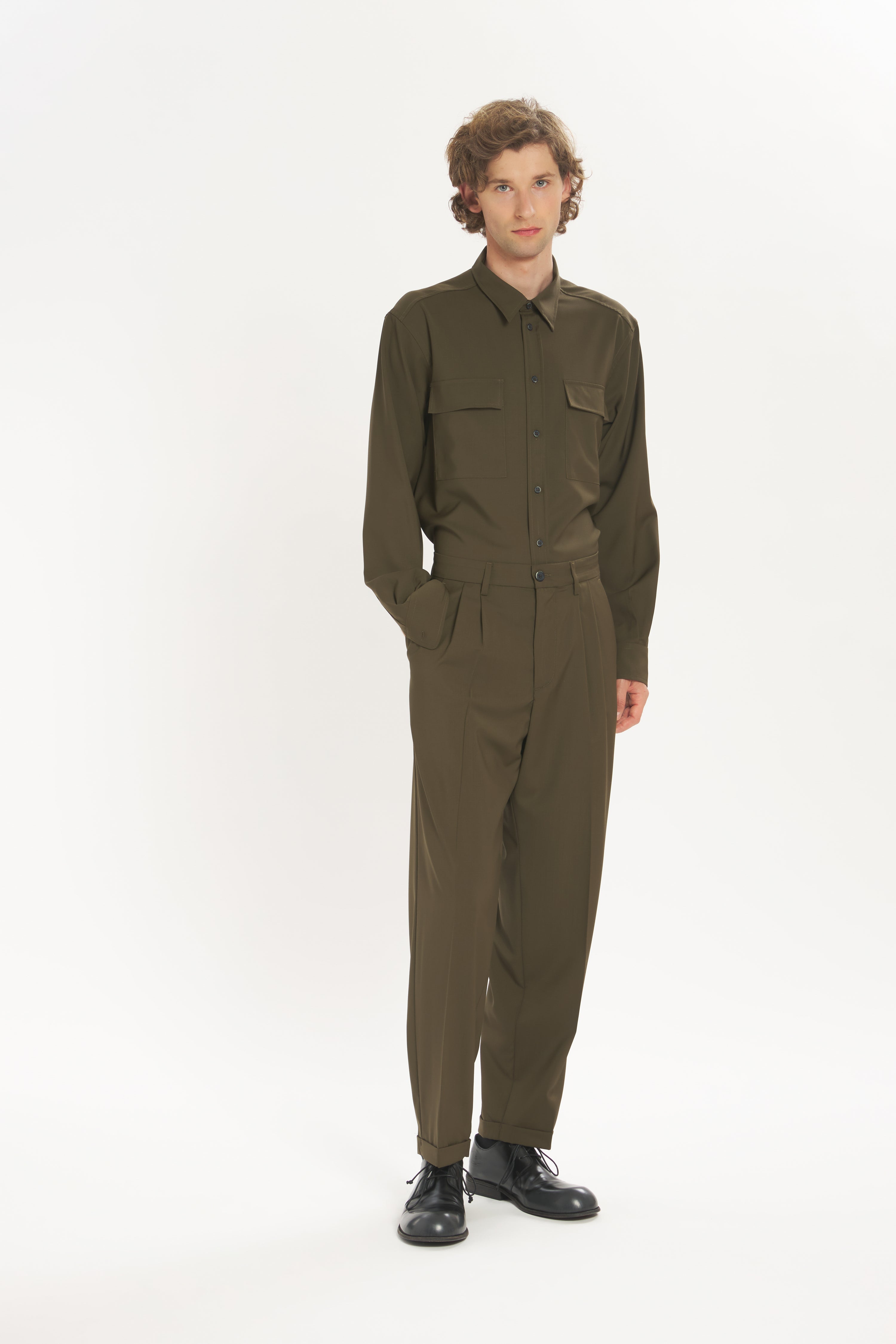 Pantalone Drapier Tropical Oliva