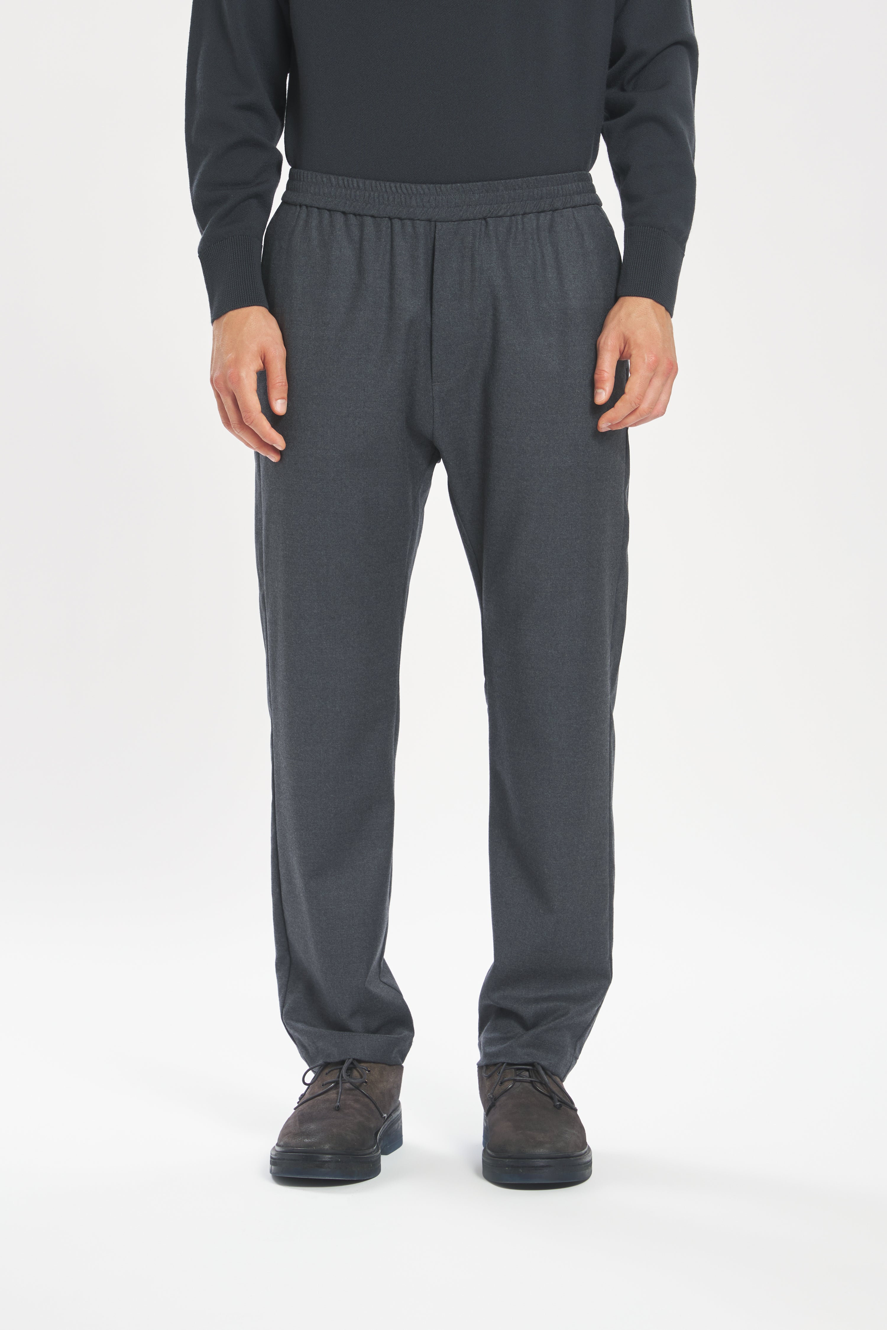 Trousers Bativoga Flan Grigio