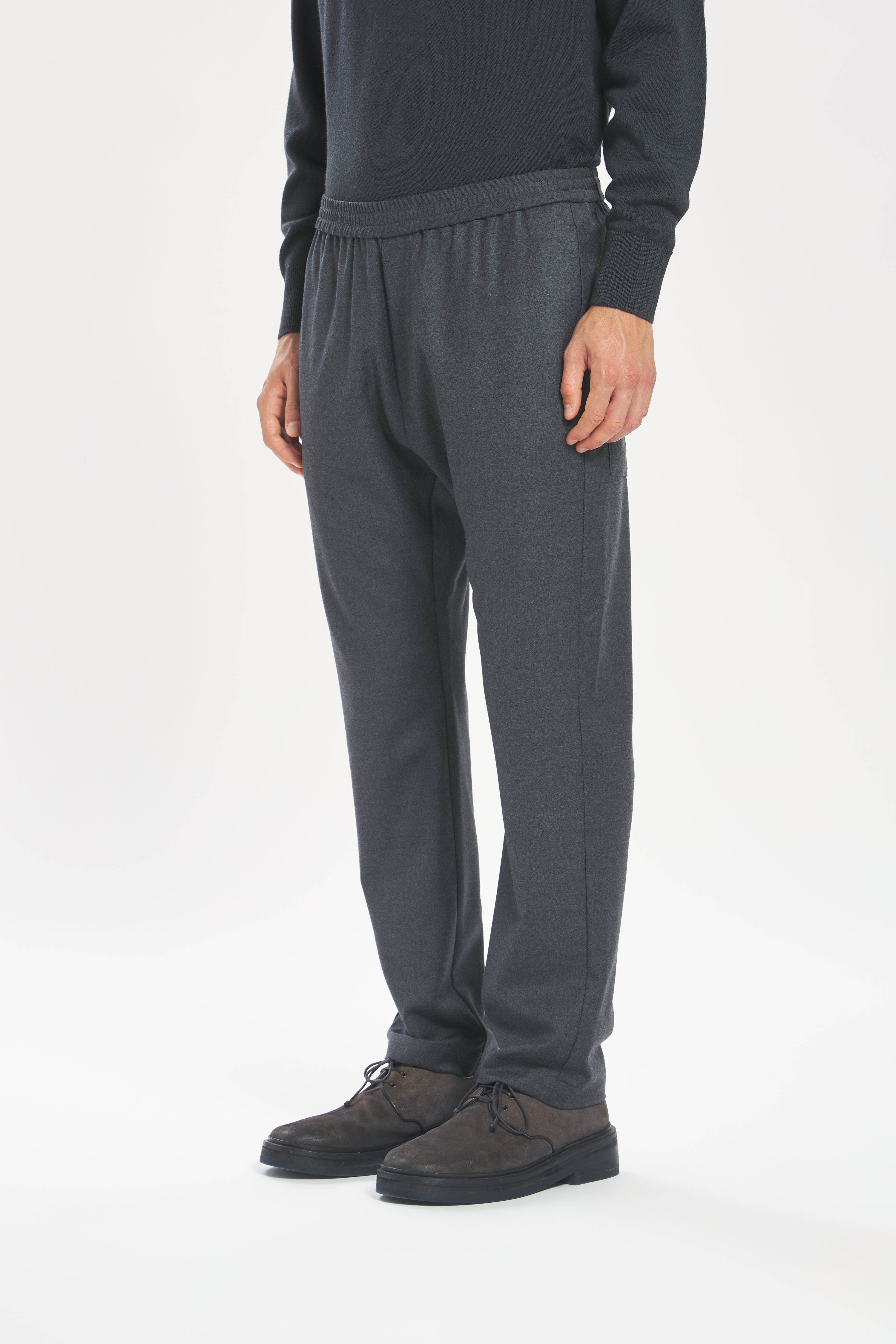 Trousers Bativoga Flan Grigio