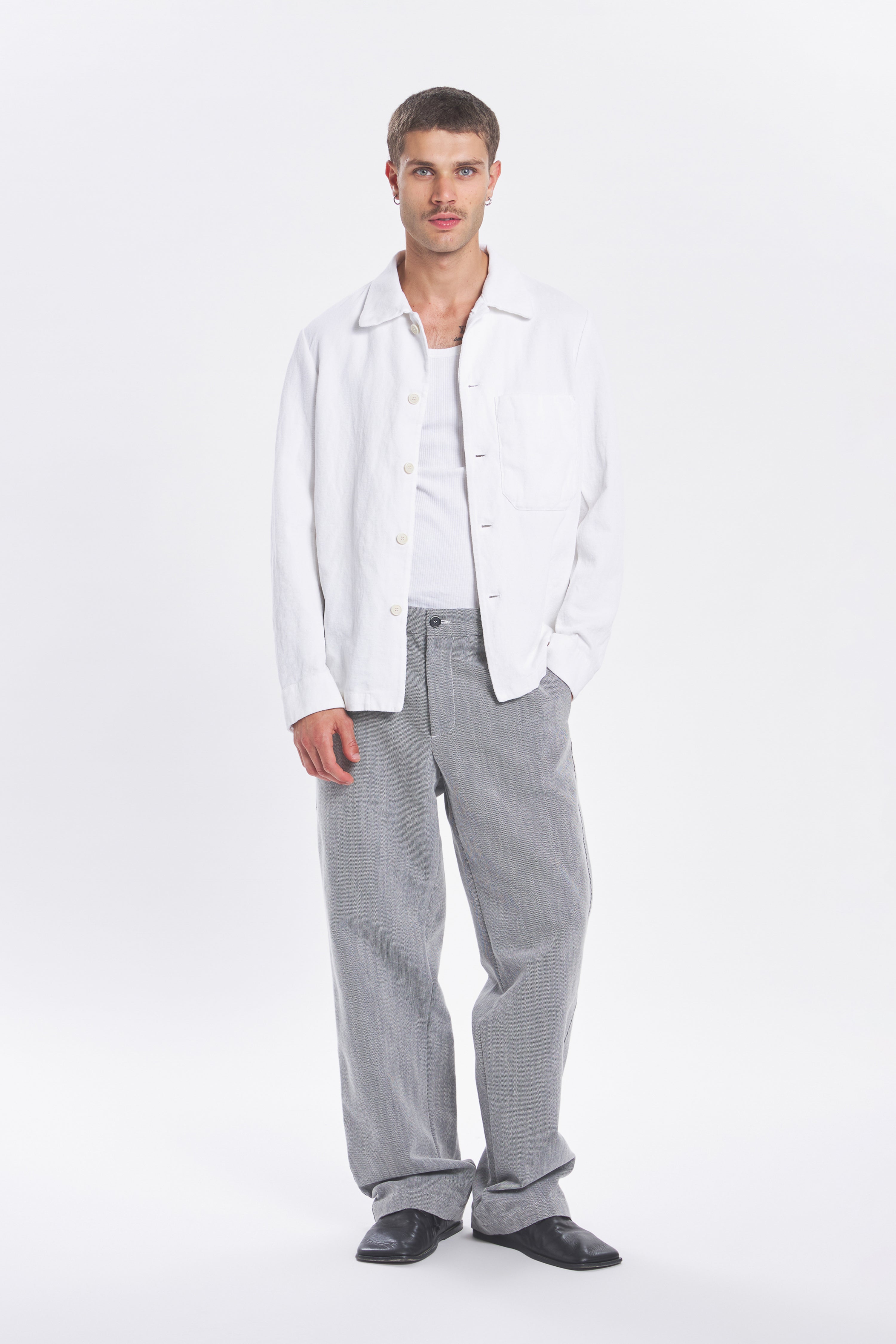 Overshirt Cedrone Furian Bianco