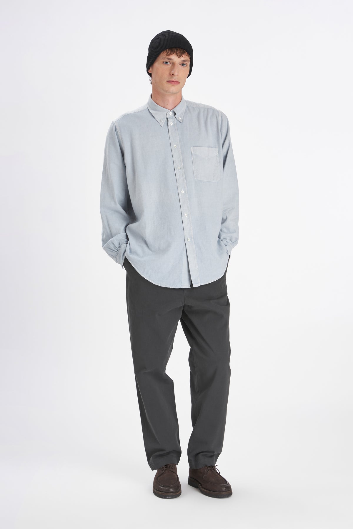 Trousers Canasta Mante Piombo