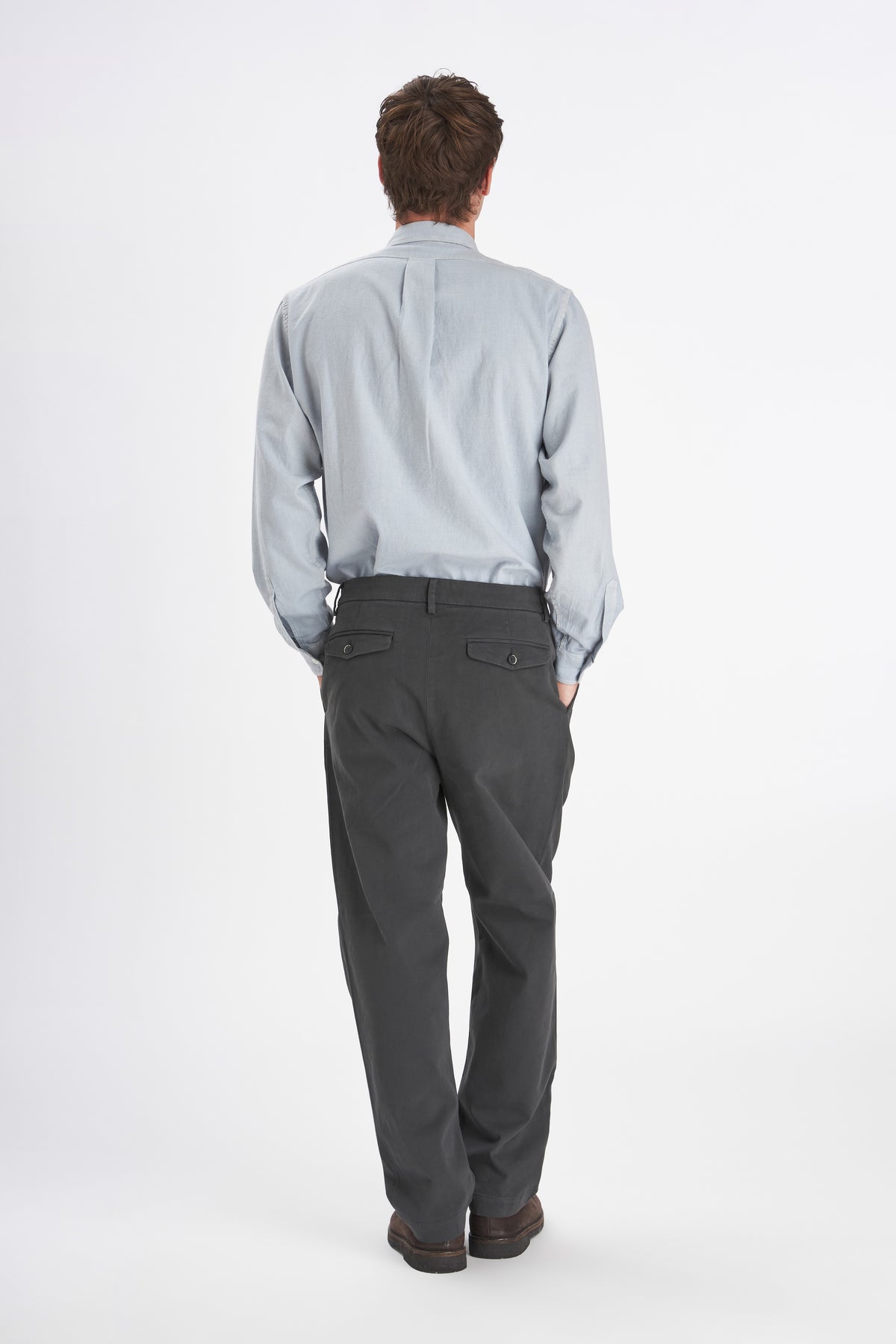 Trousers Canasta Mante Piombo