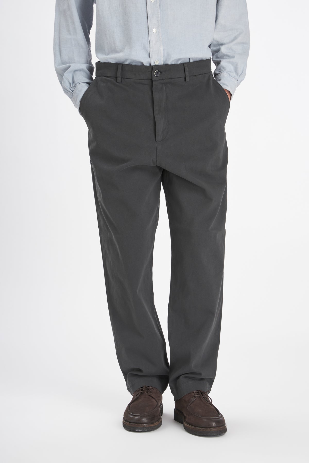 Trousers Canasta Mante Piombo