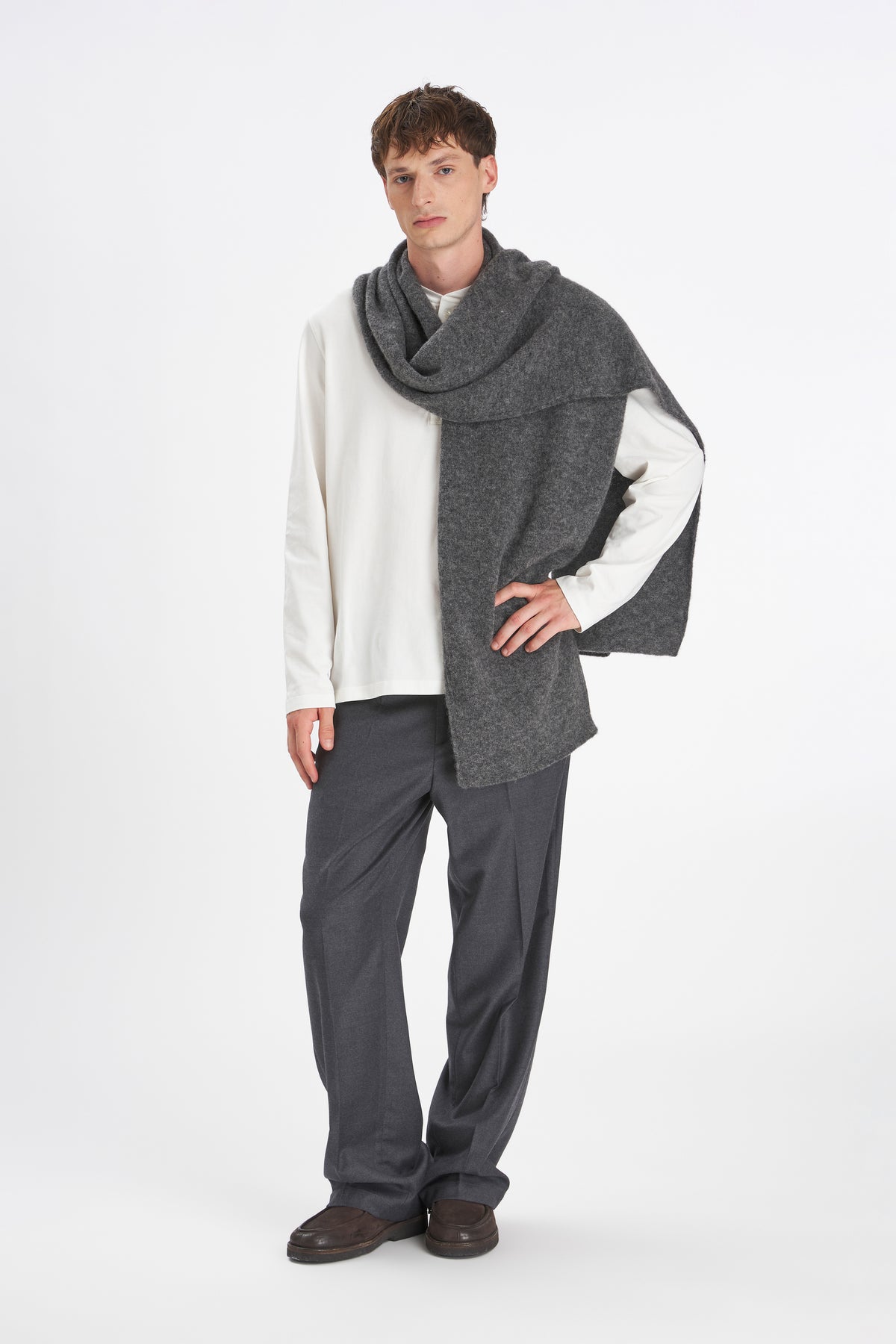 Pantalone Delfo Flan Grigio