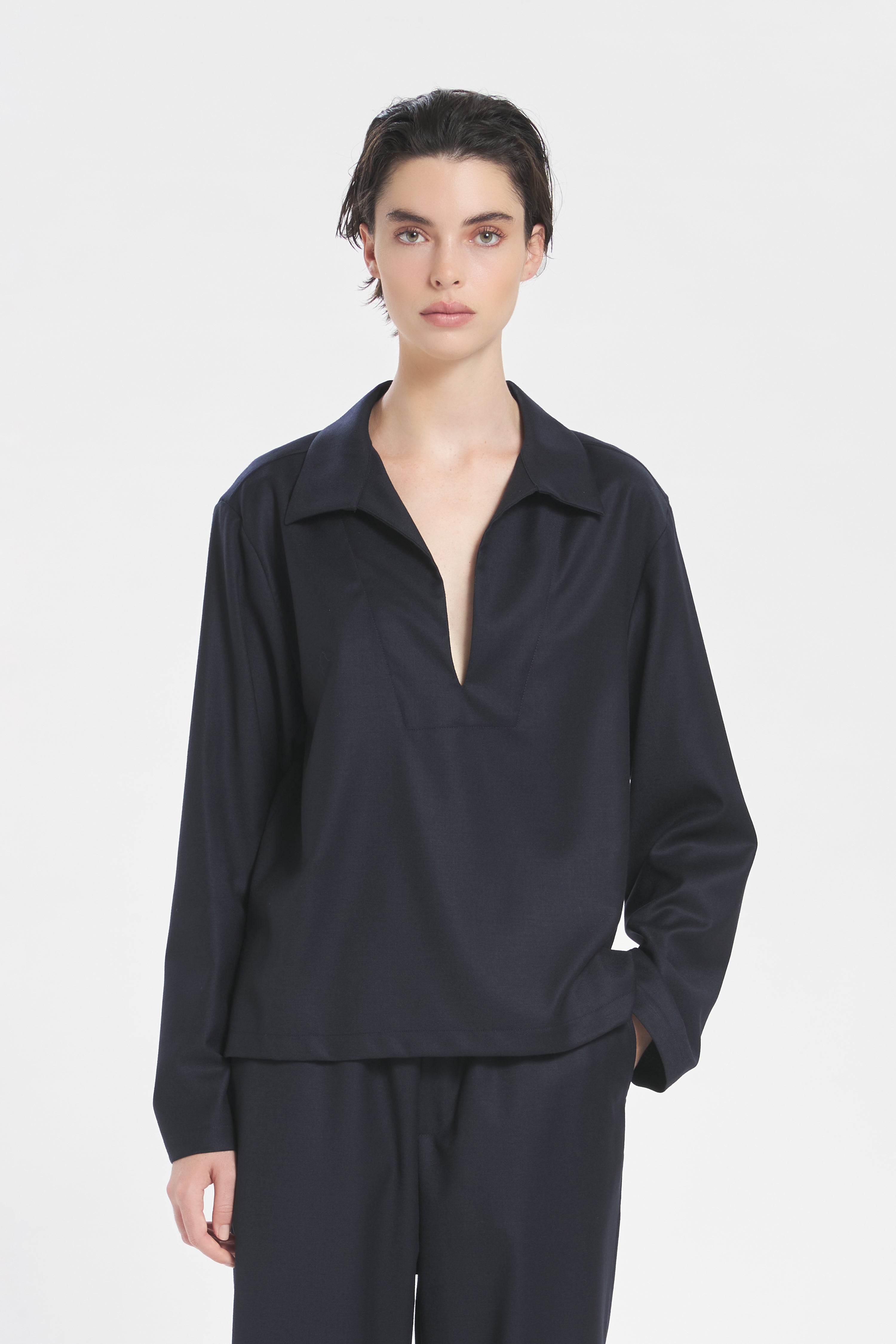 Top Eddi Flan Navy