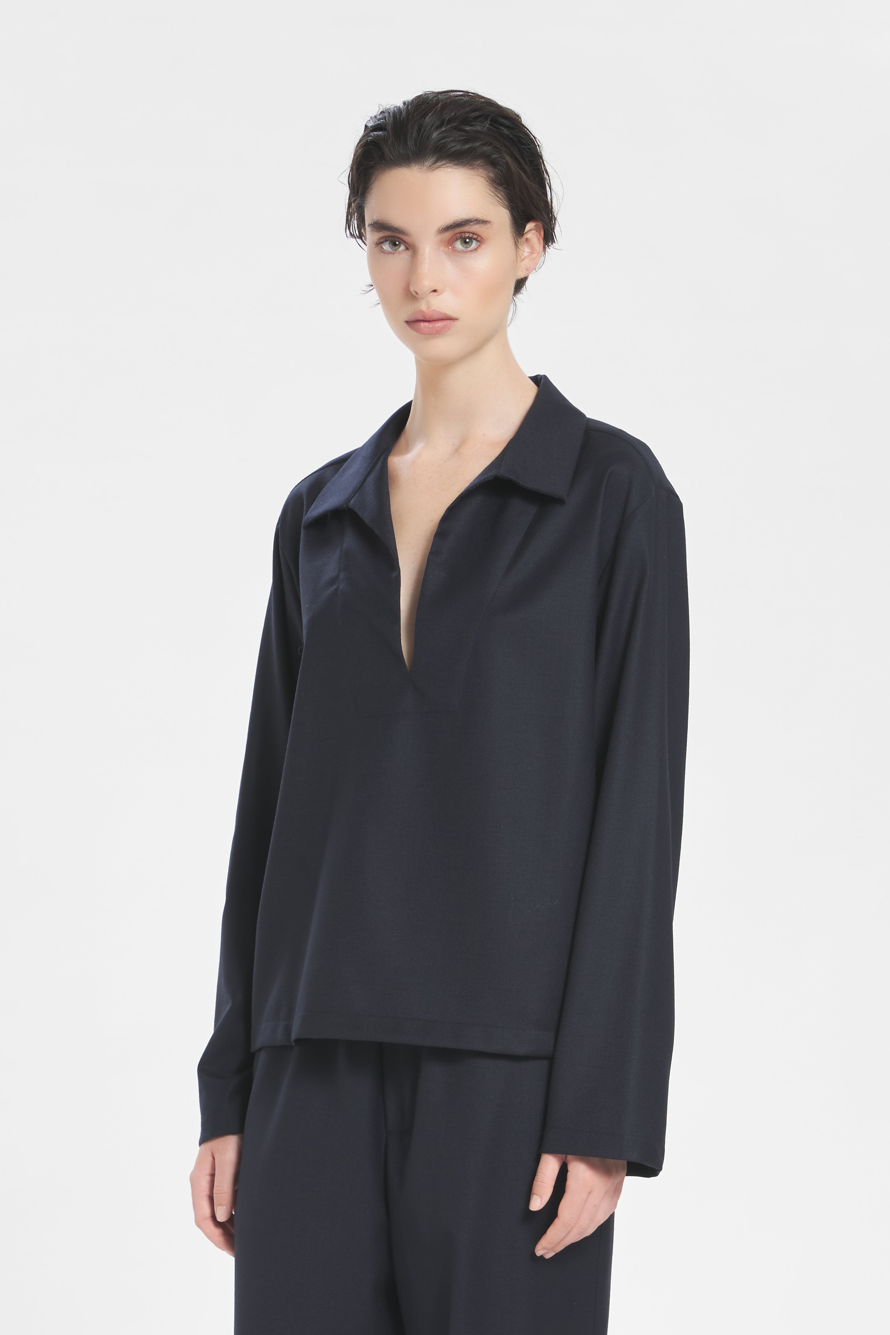 Top Eddi Flan Navy