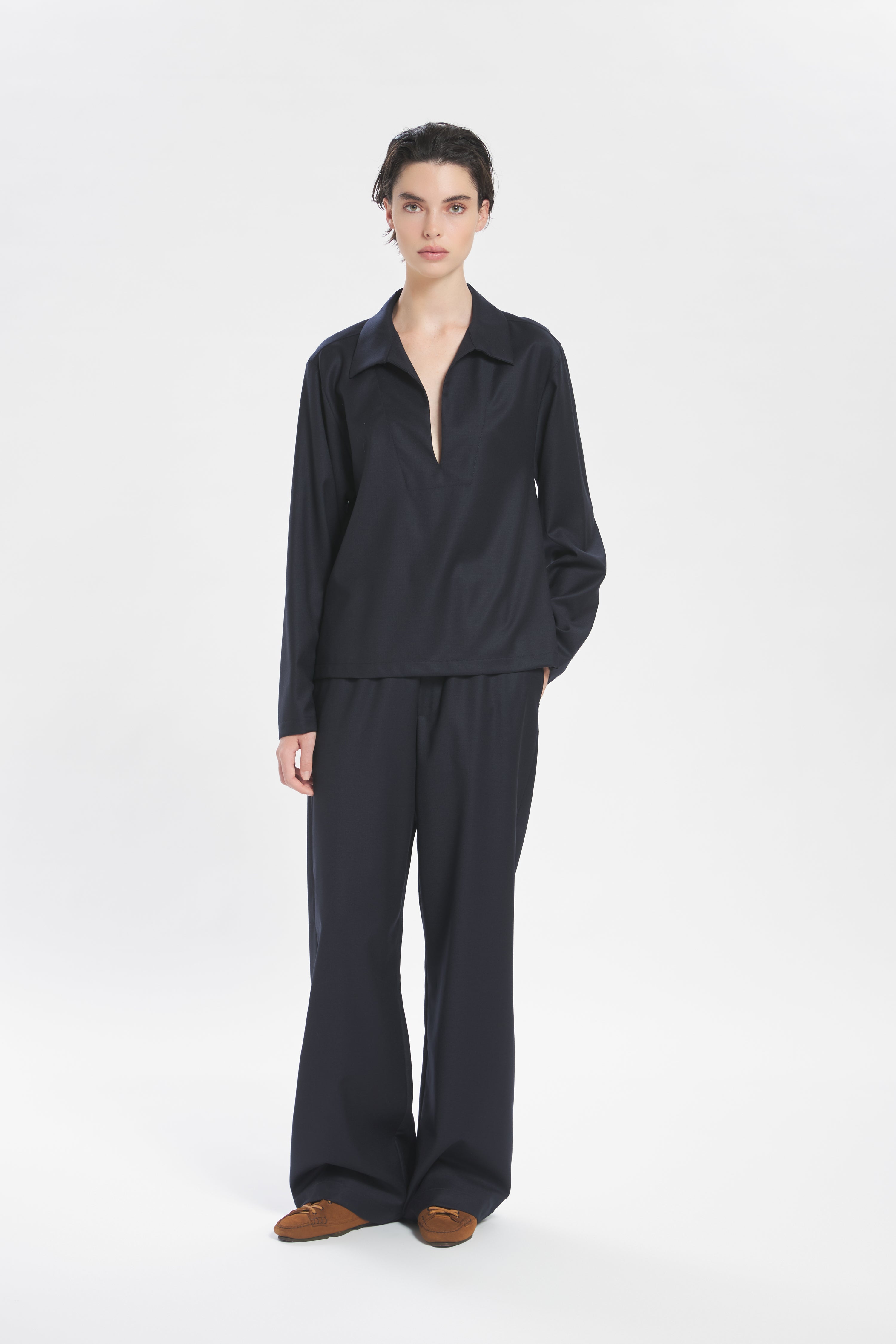 Top Eddi Flan Navy